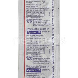 Zyrova 10mg Tablet 10'S