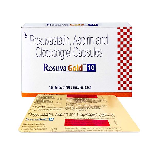 Rosuva Gold 10mg Capsule 10'S