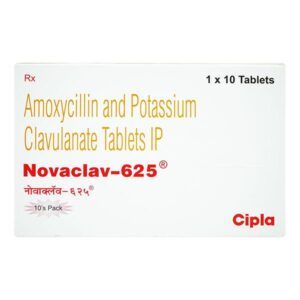 NOVACLAV 625mg Tablet 10's