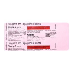 SITACIP D 100/10 Tablet 10's