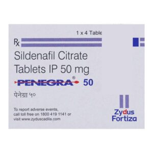 Penegra 50mg Tablet 4'S