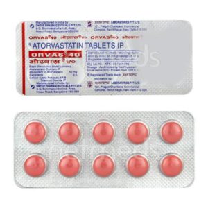 Orvas 40mg Tablet 10'S