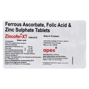 Zincofer XT Tablet 10'S