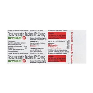 Revostat 20mg Tablet 10'S