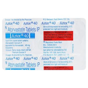 Aztor 40mg Tablet 15'S