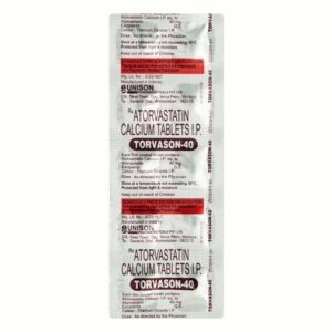 Torvason 40mg Tablet 10'S