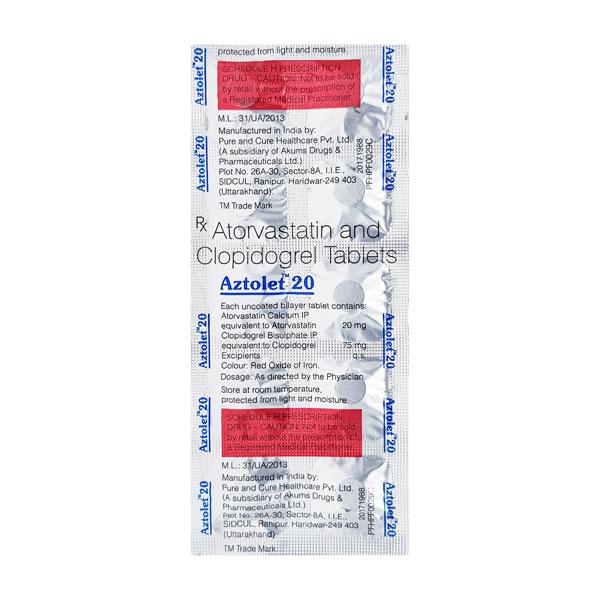 Aztolet 20mg Tablet 10'S