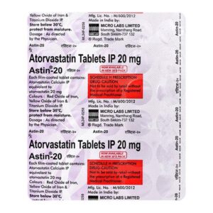 ASTIN 20mg Tablet 30's
