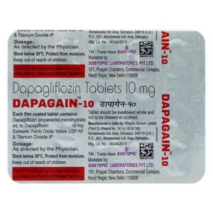 DAPAGAIN 10 Tablet 15's
