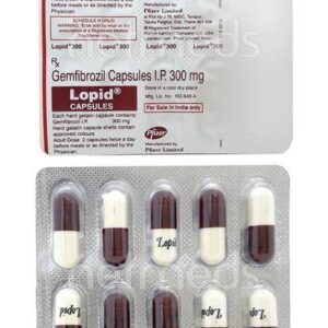 Lopid 300mg Capsule 10'S
