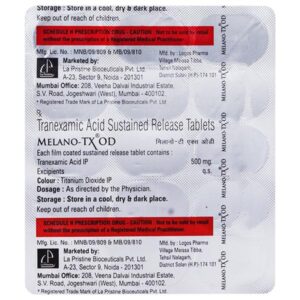 MELANO TX OD Tablet 15's