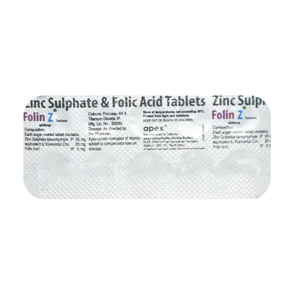Folinz Tablet 10'S