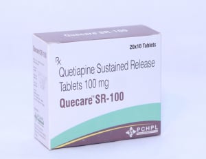 Quetiapine Fumarate 100 mg SR Tabs