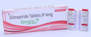 Glimepiride 4 mg Tabs- GA