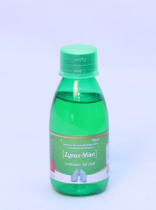 Cetirizine Hydrochloride 5 mg + Dextromethorphan HBr 10mg + Phenylephrine 2.5 mg Syrup