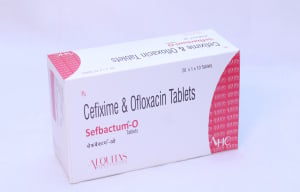 Cefixime 200 mg + Ofloxacin 200 mg Tabs