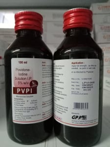 Povidone Iodine Solution IP 5% w/v