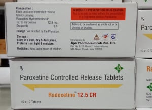 Paroxetine Hydrochloride PR 12.5 Mg Tabs