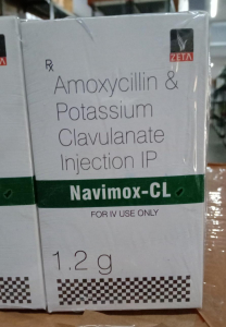 Amoxycillin & Potassium Clavulanate Injection IP-1.2 Gm