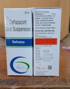 Deflazacort 6 mg Oral Suspension