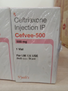 Ceftriaxone 500 mg Injection
