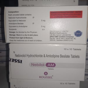 Nebivolol 5 Mg + Amlodipine 5 Mg Tabs
