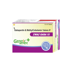 Gabapentin (300mg) + Methylcobalamin (500mcg) Tab-(SWAS GABA 10)-GA