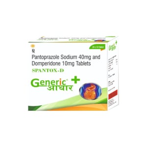 Pantoprazole 40 mg + Domperidone 10 mg Tab (Spantox-D)- GA