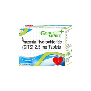 Prazosin 2.5 mg (SR) Tabs