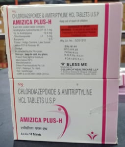 Chlordiazepoxide IP 5MG + Amitriptyline 12.5MG TAB