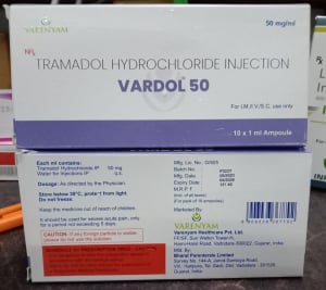 Tramadol Hydrochloride IP 50 Mg Inj