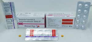 Bisoprolol Fumarate IP 5 mg + Hydrochlorthiazide IP 6.25 mg Tab