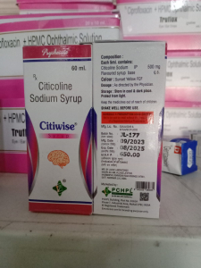 Citicoline Sodium IP 500 mg syrup
