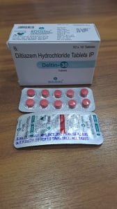 Diltiazem Hydrochloride IP 30 mg Tabs