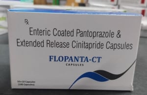 Enteric coated Pantoprazole 40mg + Cinitapride 3 mg SR cap