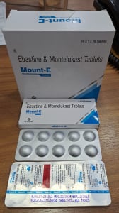 Ebastine 10 MG + Montelukast 10 mg Tabs