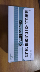 Nebivolol 5mg + Cilnidipine 10mg Tab
