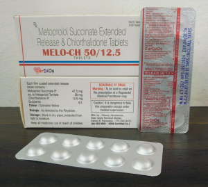 Metoprolol 50 mg ER + Chlorthalidone 12.5 Mg Tabs