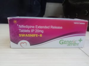 Nifedipine 20 Mg ER Tabs (SWASNIFE -R ) -GA