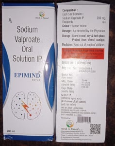 Sodium Valproate 200mg oral solution IP