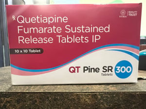 Quetiapine Fumarate 300 mg SR Tabs