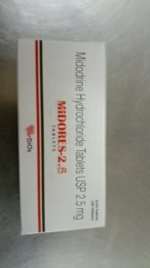Midodrine Hydrochloride Tablets USP 2.5mg