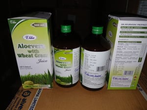 ALOE VERA & WHEAT GRASS JUICE