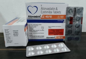 Atorvastatin 40mg + Ezetimibe 10mg Tablets