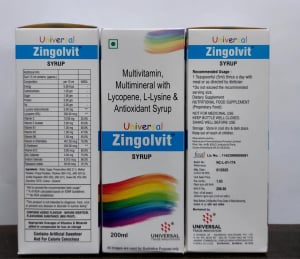Multivitamin + Multimineral + Lycopene + L-Lysine + Antioxidant Syrup