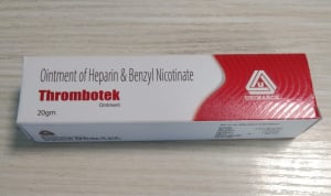 Heparin Sodium IP 50 IU + Benzyl Nicotinate 2mg Ointment
