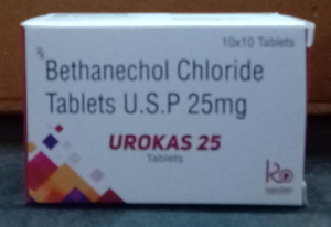 Bethanechol Chloride USP 25 mg tabs