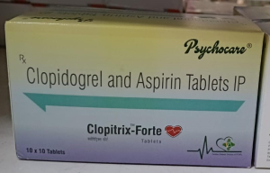 Aspirin 150 mg + Clopidogrel 75 mg Tabs