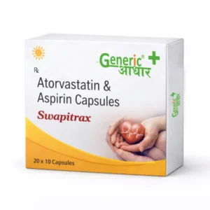 Atorvastatin 10 mg + Aspirin 75 mg Caps (Swapitrax)- GA