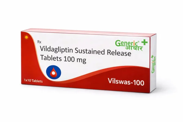 Vildagliptin 100 mg SR Tabs (Vilswas-100)- GA